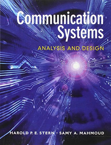 Beispielbild fr Communication Systems: Analysis and Design zum Verkauf von BooksRun