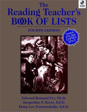 9780130405869: The Reading Teachers Book of Lists: CD-ROM & Bk Pkg.