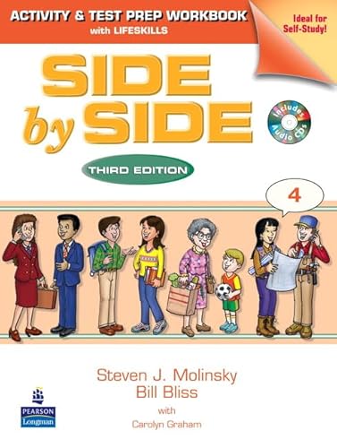 Stock image for Side by Side 4 Activity and Test Prep Workbook (with 2 Audio CDs) (bk. 4) for sale by SecondSale