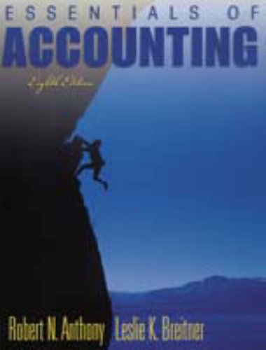 Imagen de archivo de Essentials of Accounting a la venta por Better World Books Ltd