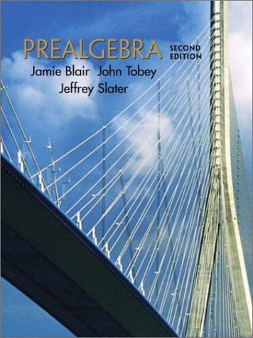 Stock image for Prealgebra (2nd Edition) for sale by HPB-Red