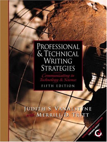 9780130412799: Professional and Technical Writing Strategies: Communicating in Technology and Science