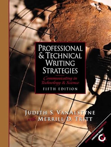 9780130412799: Professional and Technical Writing Strategies: Communicating in Technology and Science