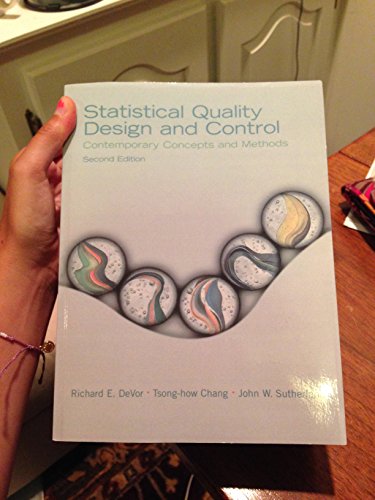 Beispielbild fr Statistical Quality Design and Control: Contemporary Concepts and Methods zum Verkauf von BooksRun