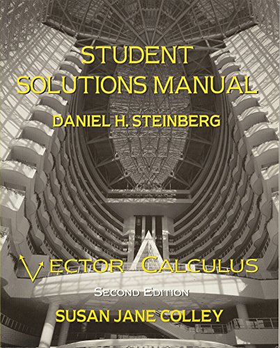 Stock image for Student Solutions Manual for Vector Calculus, 2nd Edition for sale by dsmbooks