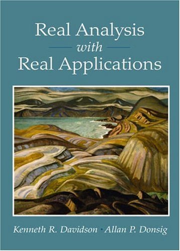 Imagen de archivo de Real Analysis With Real Applications a la venta por BooksRun