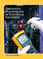 9780130417749: Operating, Testing, and Preventive Maintenance of Electrical Power Apparatus