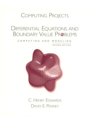 9780130419637: Computing Projects for Differential Equations: Computing and Modeling