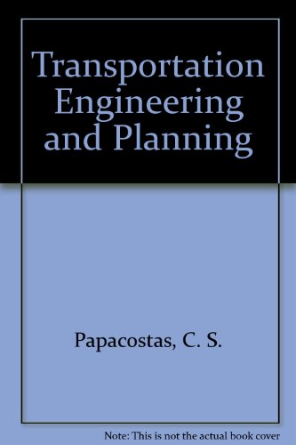9780130421852: Transportation Engineering and Planning