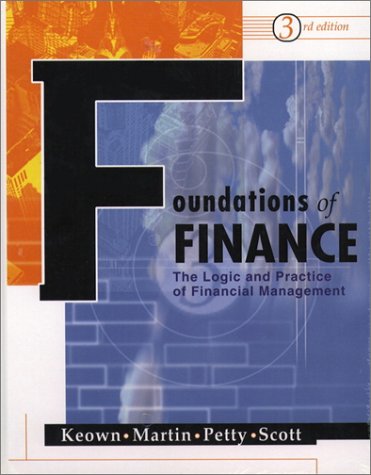 9780130423313: Foundations of finance.: The Logic and Practice of Financial Management, With CD-ROM, 3rd Edition