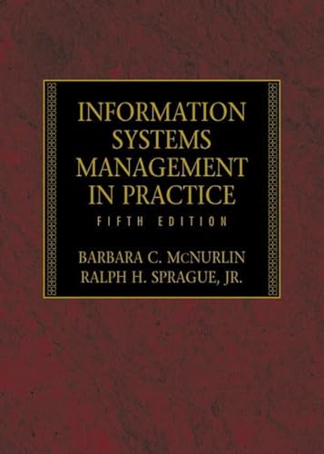 9780130423610: Information Systems Management in Practice: International Edition