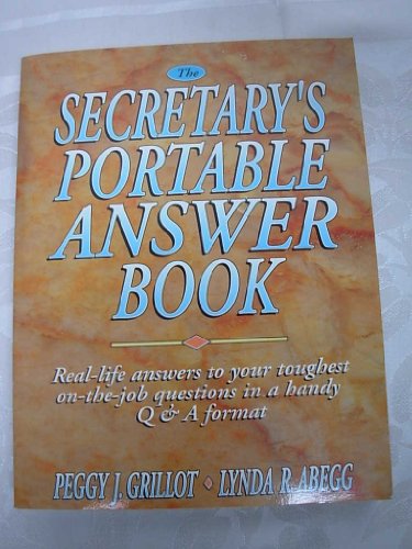 Beispielbild fr The Secretary's Portable Answer Book zum Verkauf von Better World Books