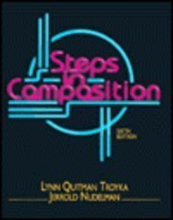 Beispielbild fr Steps in Composition zum Verkauf von Better World Books