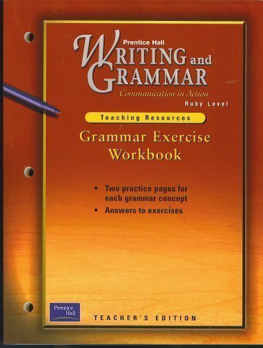 writing grammar exercise workbook - Iberlibro