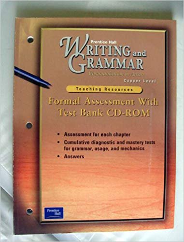 Beispielbild fr Writing and Grammar: Communication in Action Copper Level Formal Assessment with Test Bank cd-rom zum Verkauf von ThriftBooks-Dallas