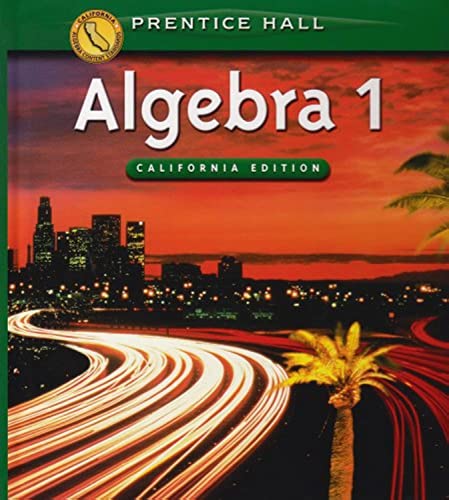 9780130442635: Algebra 1: California State standards