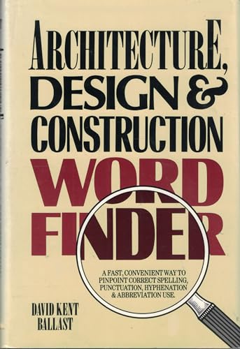 Stock image for Architecture, Design and Construction Word Finder for sale by Wonder Book