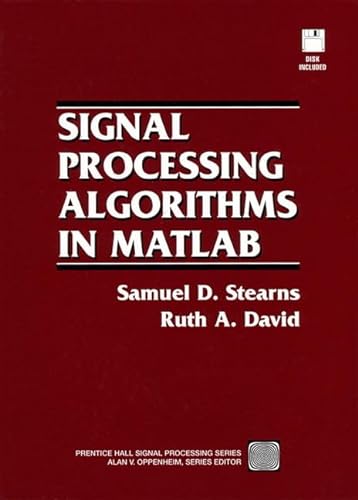 Stock image for Signal Processing Algorithms in MATLAB (Bk/Disk) for sale by ThriftBooks-Dallas