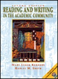 Stock image for Reading and Writing in the Academic Community 2nd, Includes 2001 APA Guidelines for sale by a2zbooks