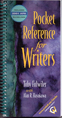 Pocket Reference for Writers with APA Updates (9780130452979) by Fulwiler, Toby; Hayakawa, Alan R.; Hayakawa, Alan