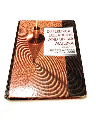 Stock image for Differential Equations and Linear Algebra for sale by Books Unplugged