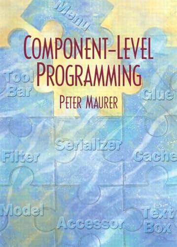 Stock image for Component Level Programming for sale by Bookmans
