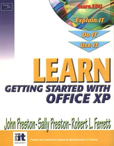 Stock image for Learn Microsoft Office XP-Getting Started for sale by POQUETTE'S BOOKS