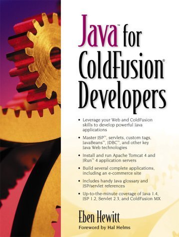 Beispielbild fr Java for ColdFusion Developers zum Verkauf von Better World Books