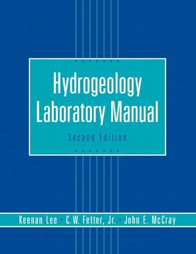 9780130465498: Hydrogeology Laboratory Manual (2nd Edition)