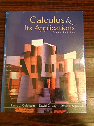 Beispielbild fr Calculus and Its Applications, 10th Edition zum Verkauf von Wonder Book