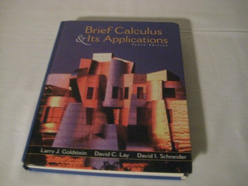 Beispielbild fr Brief Calculus and Its Applications, 10th Edition zum Verkauf von Wonder Book