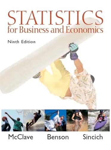 Imagen de archivo de Statistics for Business and Economics a la venta por Books Unplugged