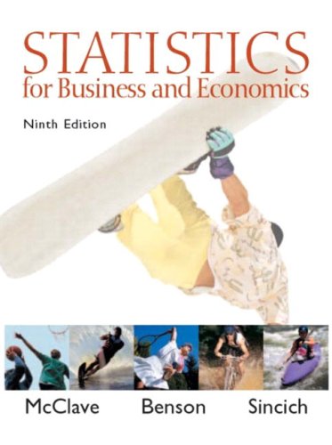 9780130466419: Statistics for Business and Economics: United States Edition