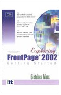 Stock image for Getting Started with Frontpage 2002 Marx, Gretchen for sale by Iridium_Books