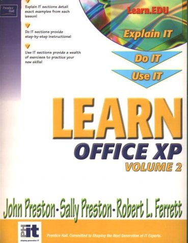 9780130473752: Learn Office XP Volume II: 2