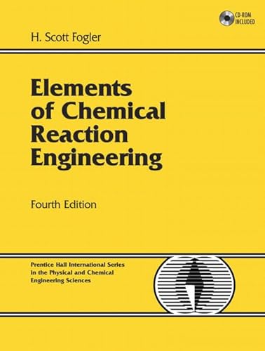 Stock image for elements of chemical reaction engineering for sale by ben's books