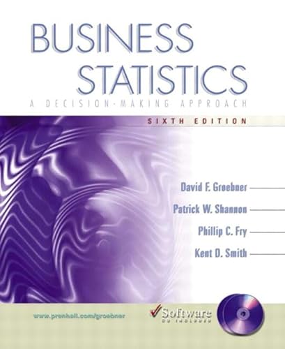 Imagen de archivo de Business Statistics: A Decision-Making Approach a la venta por SecondSale