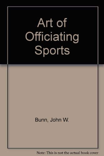 Stock image for The Art of Officiating Sports for sale by ThriftBooks-Atlanta