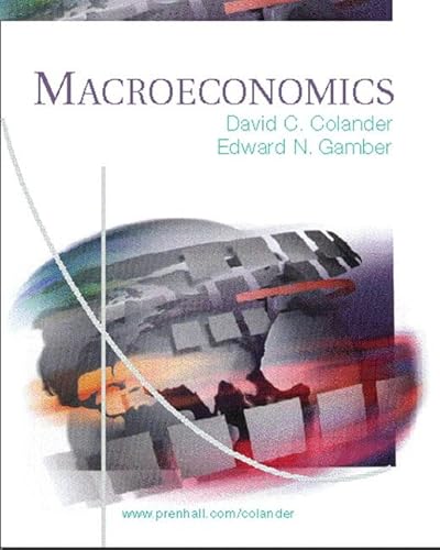 Macroeconomics and Active Graph CD Package (9780130478825) by Colander, David; Gamber, Edward