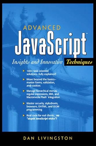 Stock image for Advanced JavaScript: Insights and Innovative Techniques for sale by Wonder Book