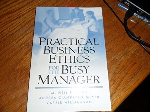 Beispielbild fr Practical Business Ethics for the Busy Manager zum Verkauf von Wonder Book
