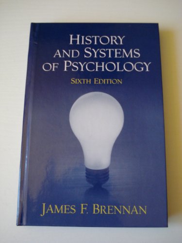 Beispielbild fr History and Systems of Psychology zum Verkauf von medimops