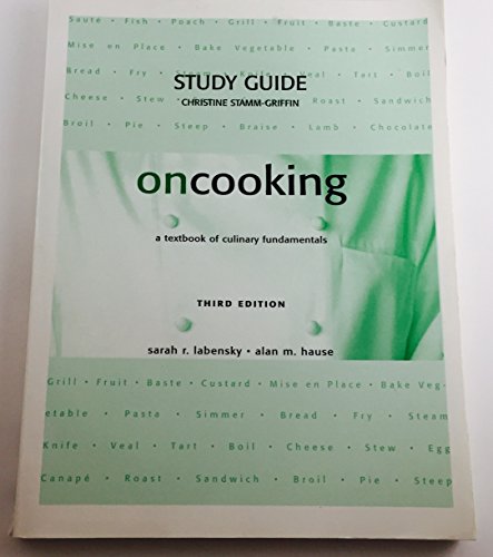 Stock image for Study Guide-On Cooking, A Textbook of Culinary Fundamentals, 3rd for sale by a2zbooks