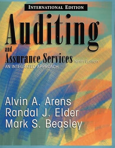 9780130483751: Auditing and Assurance Services: An Integrated Approach