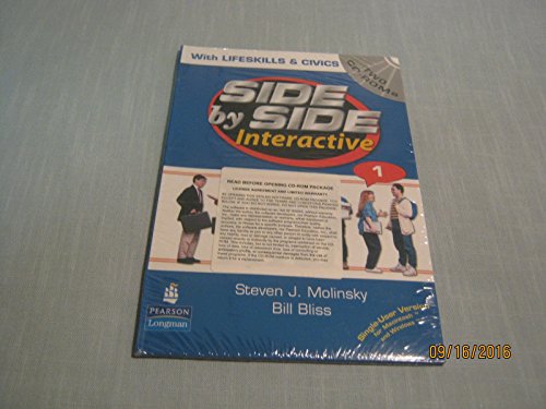 9780130484772: Side by Side Interactive 1, With Civics/Lifeskills