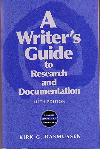 Stock image for A Writer's Guide to Research and Documentation for sale by Wonder Book