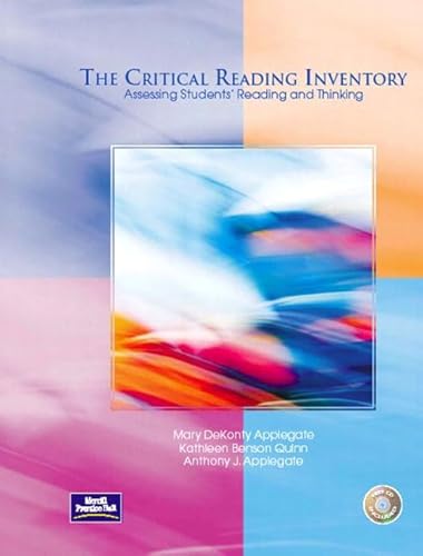 9780130486196: The Critical Reading Inventory: Assessing Students' Reading and Thinking