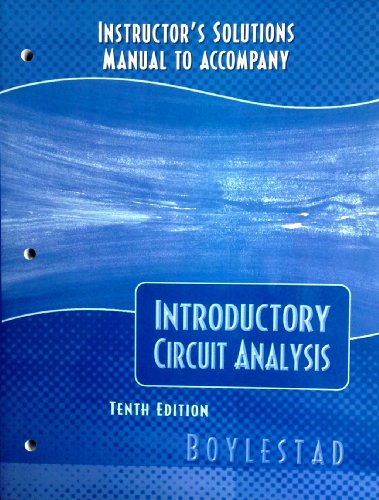 Instructors Manual (9780130486653) by Robert L. Boylestad