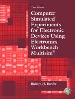 9780130487841: Computer Simulated Experiments for Electronic Devices Using Electronics Workbench Multisim