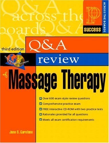 Stock image for Prentice Hall Health's Question & Answer Review of Massage Therapy [With CDROM] for sale by ThriftBooks-Atlanta